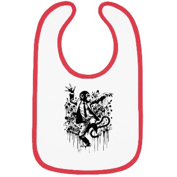 Discover Dancing Monkey | Ape President Bibs