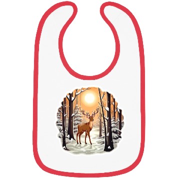 Discover Deer in Forest Bibs