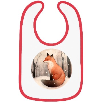 Discover Fox in Winter Bibs