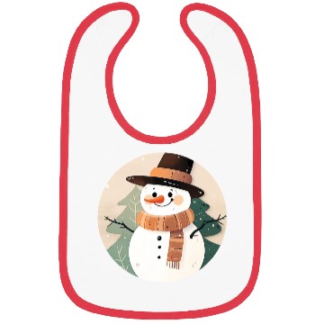 Discover Snowman Bibs