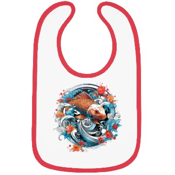 Discover Koi Fish Koi Carp Japanese Koi Garden-Pond Koi Bibs
