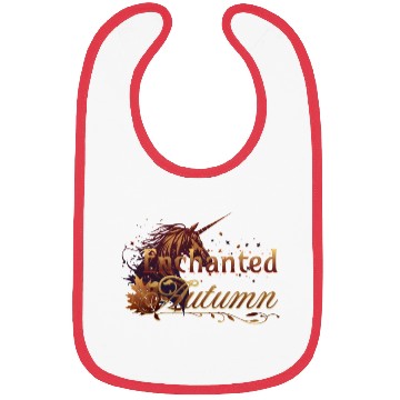 Discover Enchanted Autumn Unicorn Bibs
