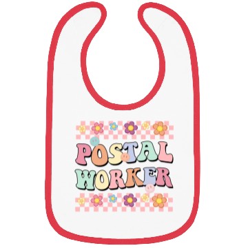 Discover Floral POSTAL WORKER Bibs