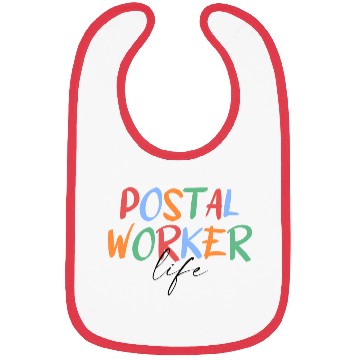 Discover Postal Worker Life Bibs
