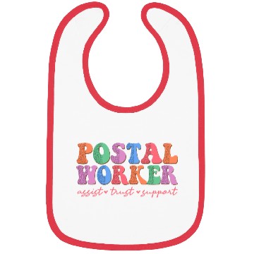 Discover Postal worker assist trust support Bibs