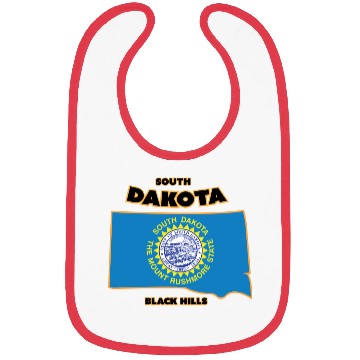 Discover South Dakota - Flag Bibs