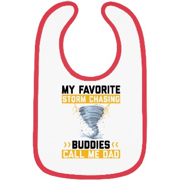 Discover Storm chaser sayings Bibs