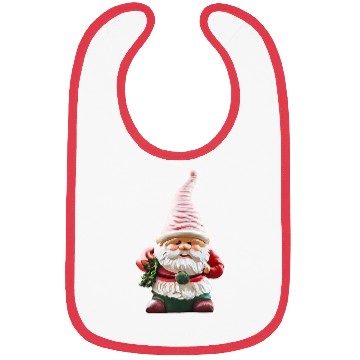 Discover garden gnome christmas tree Bibs