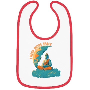 Discover i need more space buddha Bibs
