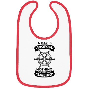 Discover Motivational Sailing Saying Bibs
