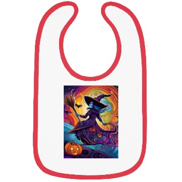 Discover Halloween Witch Bibs