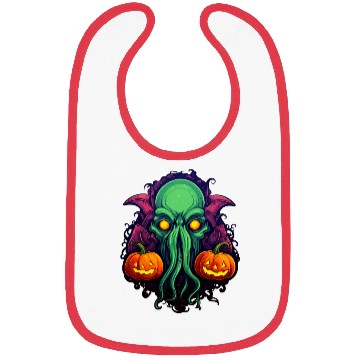 Discover Halloween with Cthulhu Bibs