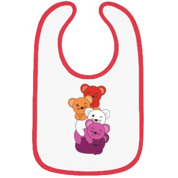 Discover Lesbian Flag Pride Lgbtq Cute Mouse Bibs