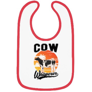 Discover Cow Whisperer Farmer Cattle Breeder Cows Bibs