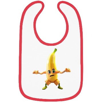 Discover Video game character with a banana Bibs