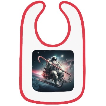 Discover Future Santa Claus in Space Bibs