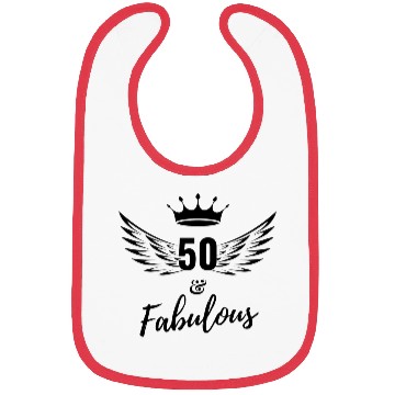 Discover Fabulous 50th Birthday - Fifty Years Today Bibs