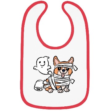 Discover CORGI MUMMY HALLOWEEN Bibs