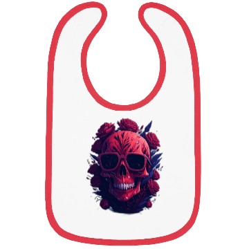 Discover red skull Bibs