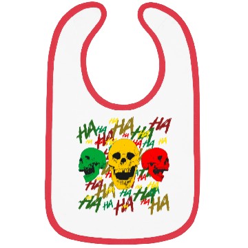Discover laughing skull Rasta Bibs