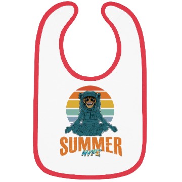 Discover happy monkey vintage copy Bibs