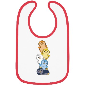 Discover Aroace Flag Pride Lgbtq Cute Penguin Stack Bibs