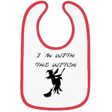 Discover I m With The Witch Bibs