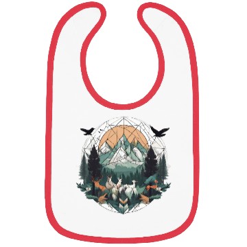 Discover Geoforest Tapestry Bibs