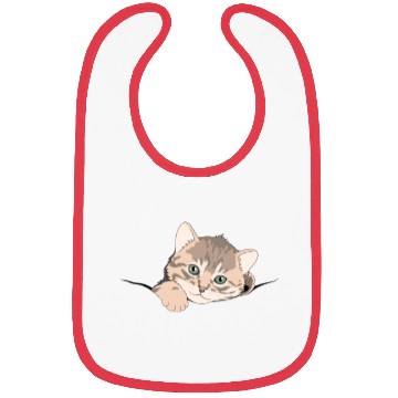 Discover Pocket Baby Cat Bibs