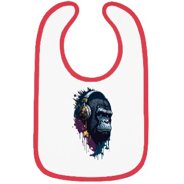 Discover monkey sound Bibs