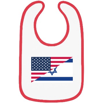 Discover Israel USA flag flags Bibs