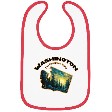 Discover Washington Wildlife - evergreen Bibs