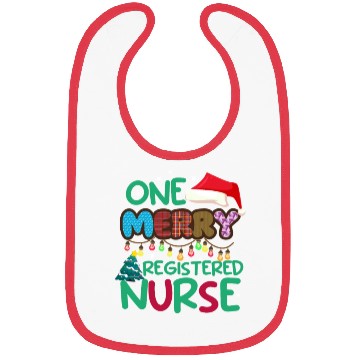 Discover One Merry Registered Nurse Christmas Bibs