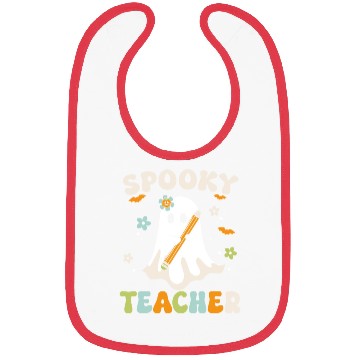 Discover Spooky Teacher Halloween Spooky Ghost Bibs