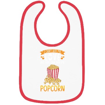 Discover Popcorn Lover Gift Funny Popcorn Bibs