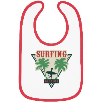 Discover Surfing Miami Bibs