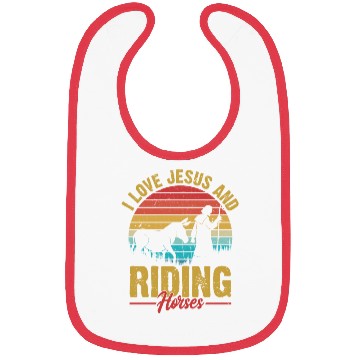 Discover I Love Jesus And Riding Horses Riding Woman Horseb Bibs