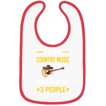 Discover 3 People Country Music Bibs