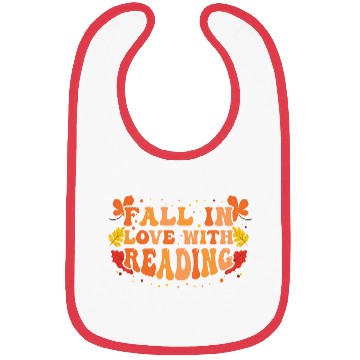 Discover Fall in Love With Reading Thanksgiving Book Lover Bibs