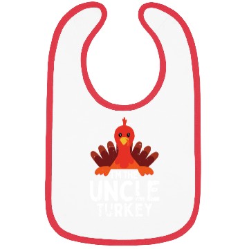 Discover I'm the Uncle Turkey Bibs