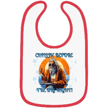 Discover Santa Claus chilling Bibs