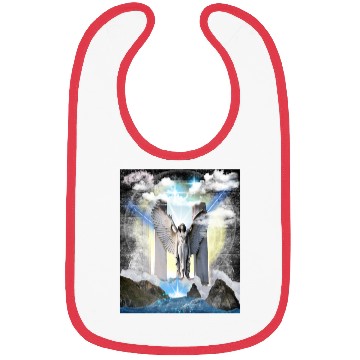 Discover Celestial Gateway - Angelic Serenity Bibs