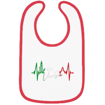 Discover Venice Skyline Italy Heartbeat Italia Love Venezia Bibs