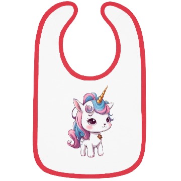 Discover Rainbow unicorn 3 Bibs