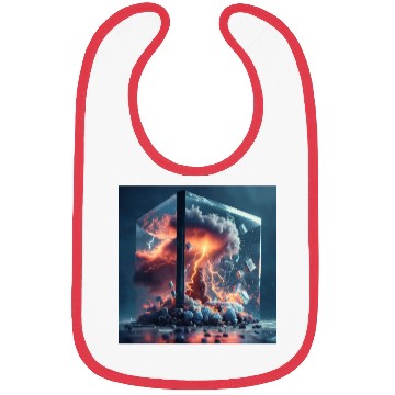 Discover Thunderstorm in a glass box Bibs