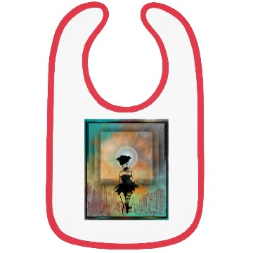 Discover City Solitude Alone In Rainy Streets Bibs