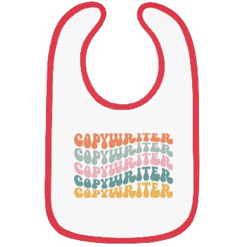 Discover Copywriter Copywriter Wordsmith Groovy Vintage Bibs
