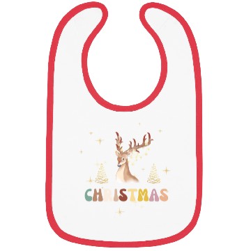 Discover reindeer christmas Bibs