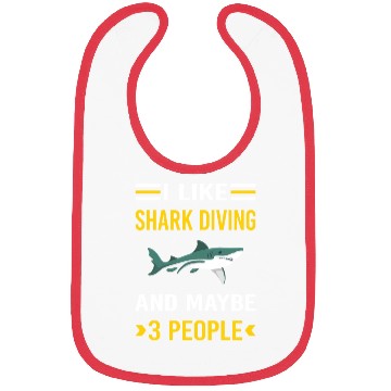 Discover 3 People Shark Diving Diver Bibs