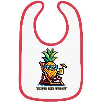 Discover Sunny Pineapple Paradise - Beach Vibes Bibs